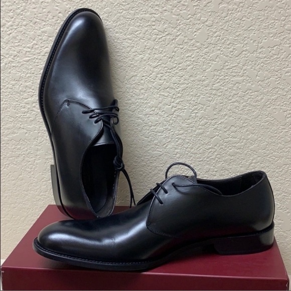 To Boot New York Black Leather Oxford Shoes
